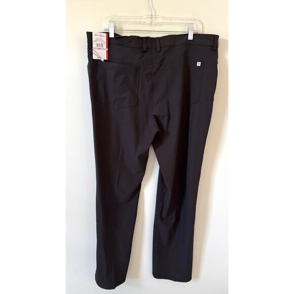 Ben Hogan Stretch Lightweight Athletic Performance Pants Black Size 38x32 NEW - Picture 2 of 9